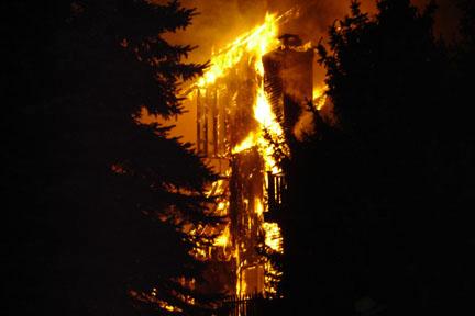 March 24, 2006 Mutual aid to Brewster | Structure Fire | Fieldstone Pond | Pictures Copyright © 2006 Photos:  Frank Becerra Jr. / The Journal News, County Car 2 (Ron Davies), and John Marshall.